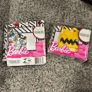 Barbie doll Peanuts Collab Tops - Clothing 4 Barbie Snoopy Linus Charlie Brown